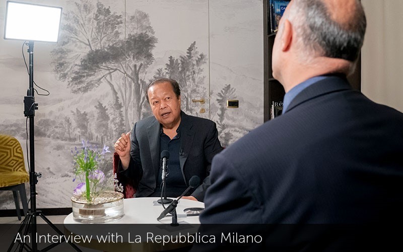 A conversation with La Repubblica Milano