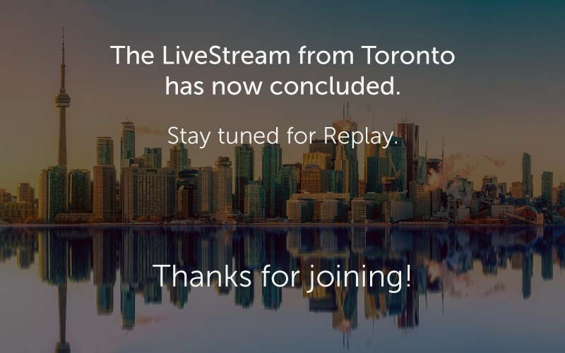 The LiveStream has now concluded