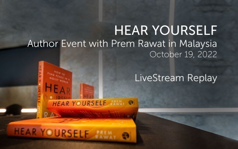 Author Event with Prem Rawat (Audio)