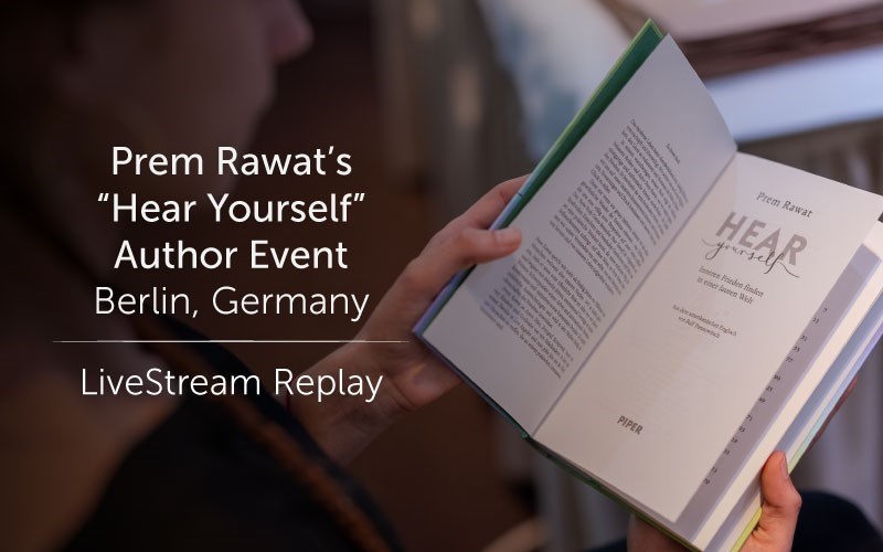 Autoren-Event mit Prem Rawat