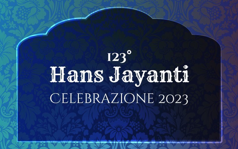 Celebrazione del 123° Hans Jayanti 2023